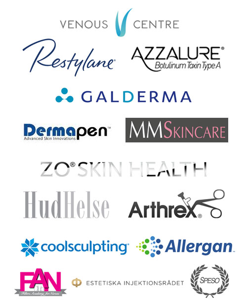 estetiska kliniken samarbeten restylane coolscupting venous azzalure dermapen galderma